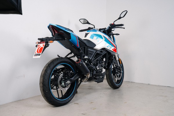 Scorpion Exhaust Voge R125  - full system with black ceramic Red Power silencer